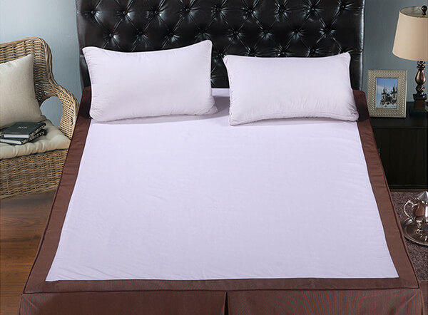 Luxury decorative ruffled pleated hotel bed skirt