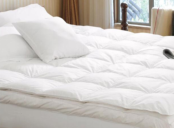 Luxury duck feather and down mattress topper available in all sizes