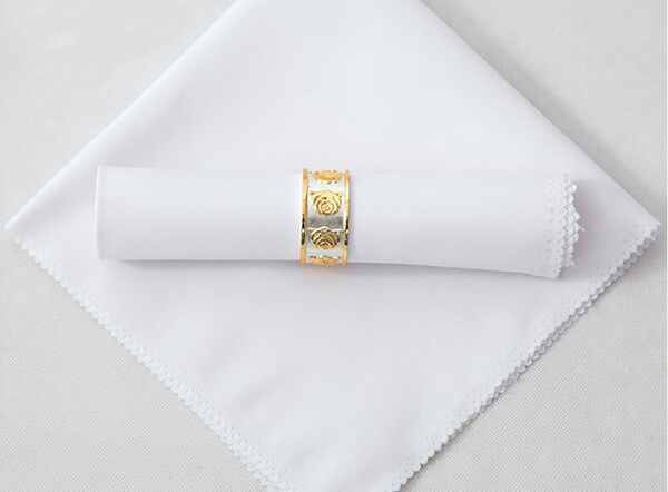 Various colors available plain polyester table napkin