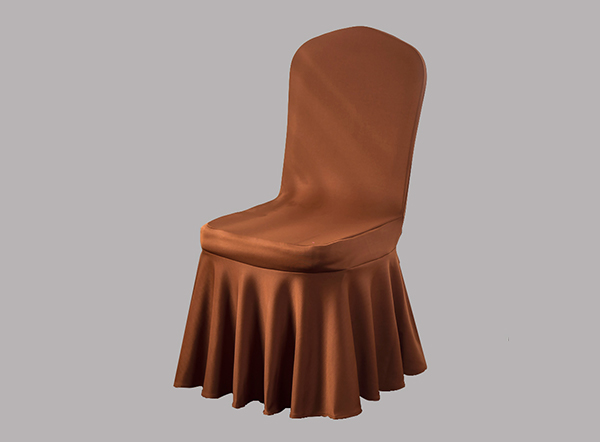 Various colors available pleated decorative banquet chair covers