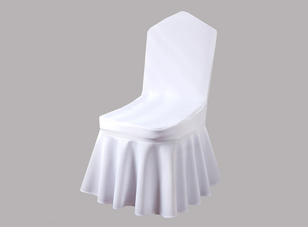 Various colors available pleated decorative banquet chair covers