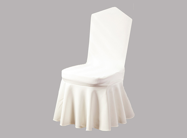 Various colors available pleated decorative banquet chair covers