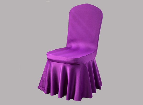 Various colors available pleated decorative banquet chair covers