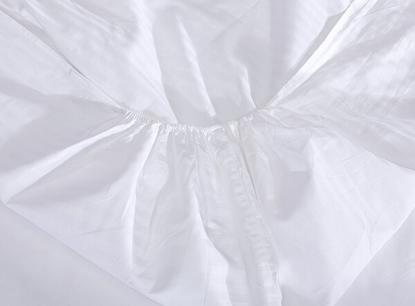 Classic 4 Star Hotel 100% Cotton 330 Thread Count 1cm satin stripe bedding set